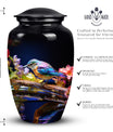Classic Sparrow Urn, large Aluminium Cremation Urn.