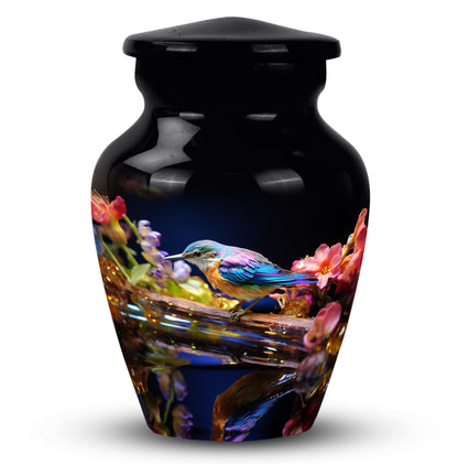 Classic Sparrow Urn, large Aluminium Cremation Urn.