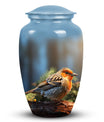 Large Puffy Sparrow Memorial Urn.