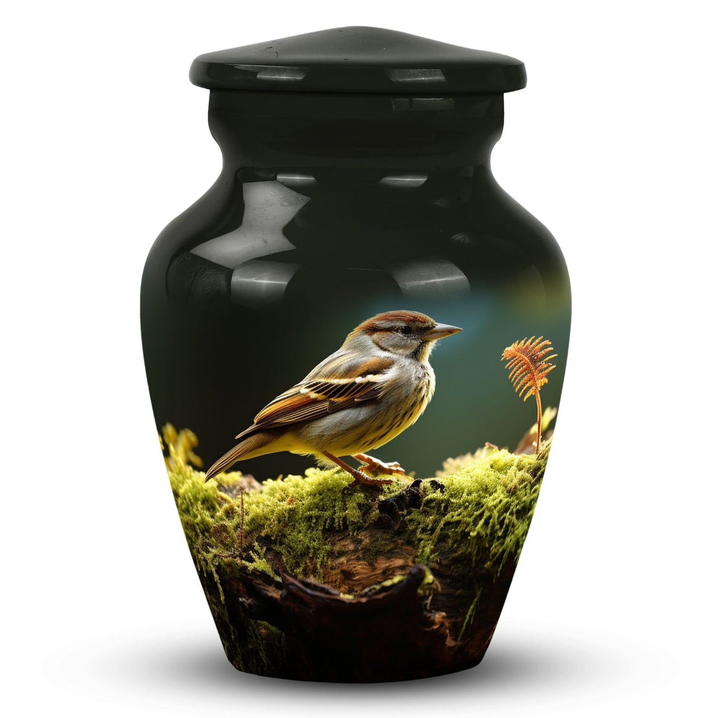 Sparrow Urn for Ashes, Classic  Memorial Cremation.