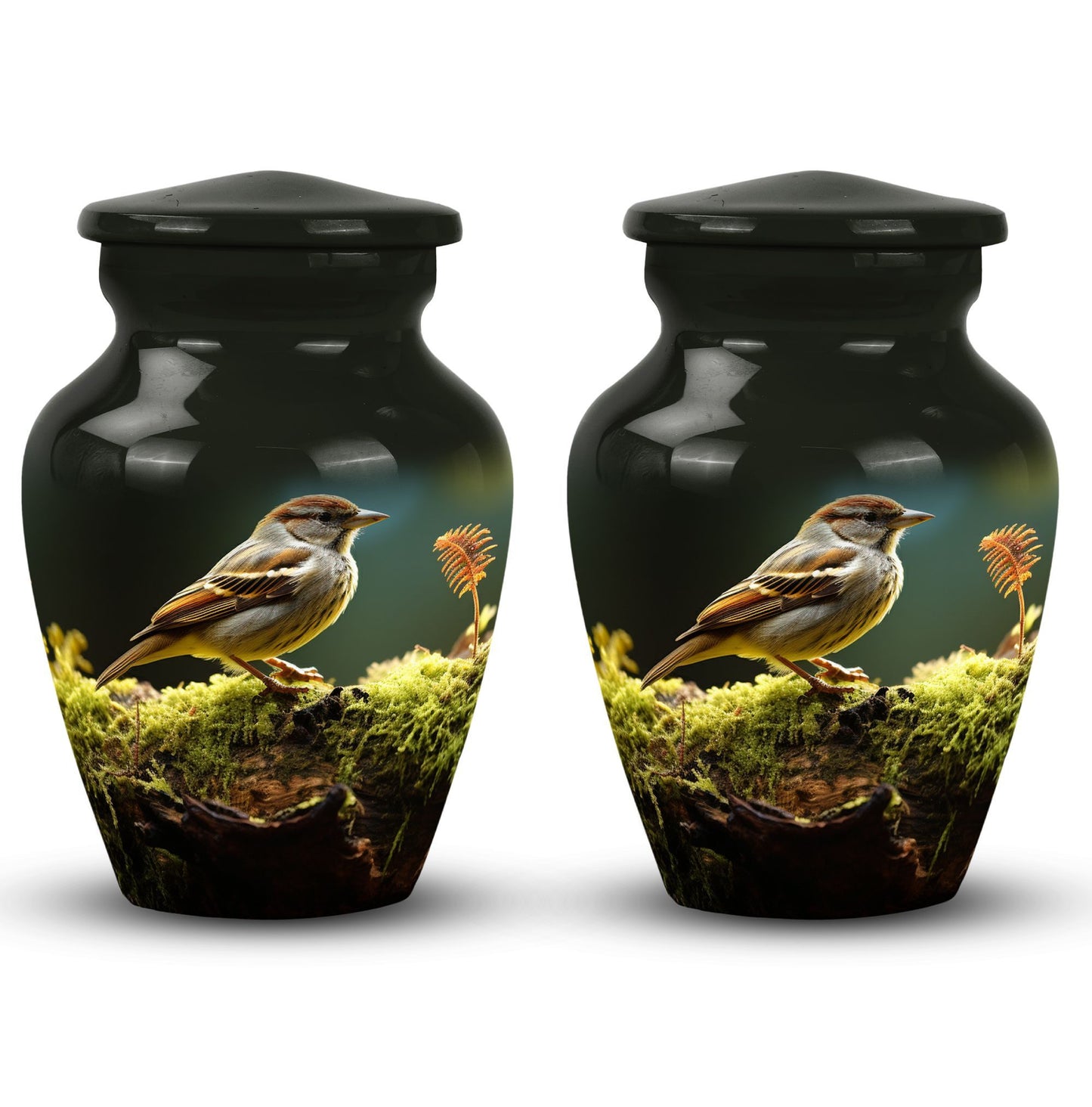 Sparrow Urn for Ashes, Classic  Memorial Cremation.