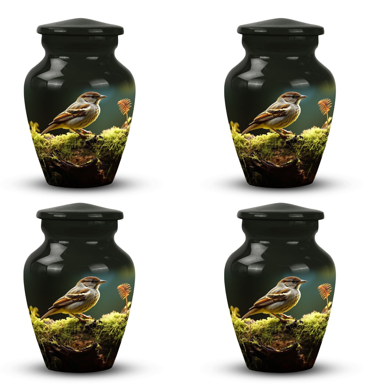 Sparrow Urn for Ashes, Classic  Memorial Cremation.