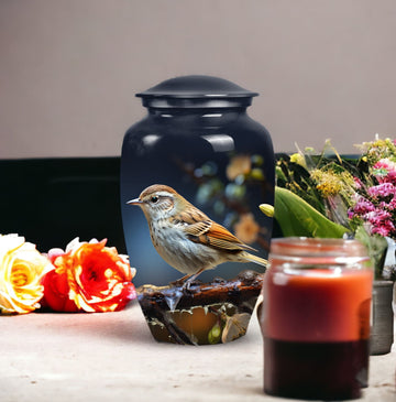 10 inch large Urn with 1 Keepsake 3 Inch Urn