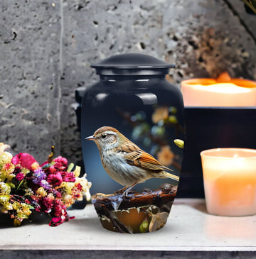 10 inch large Urn with 2 Keepsake 3 Inch Urns