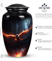 3-Inch Aluminium Phoenix Cremation Urn.