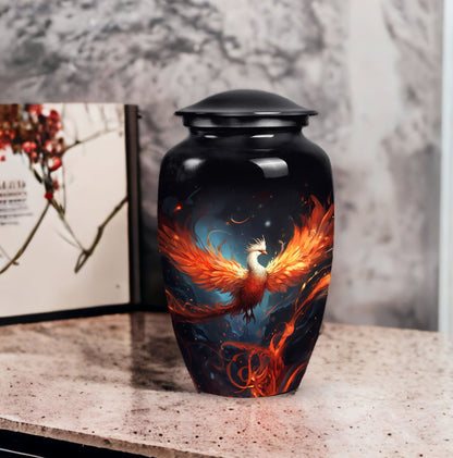 3-inch classic white phoenix urn made.