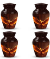 Classic Phoenix Urn, 3-inch Aluminium Cremation Urn.
