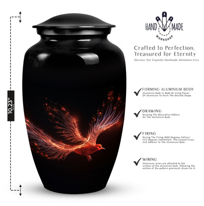 Red Sparrow Classic Urn, a unique Large Urn for human ashes.