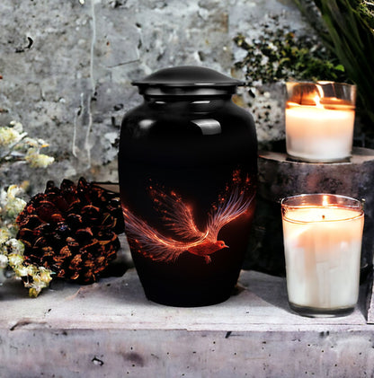Red Sparrow Classic Urn, a unique Large Urn for human ashes.
