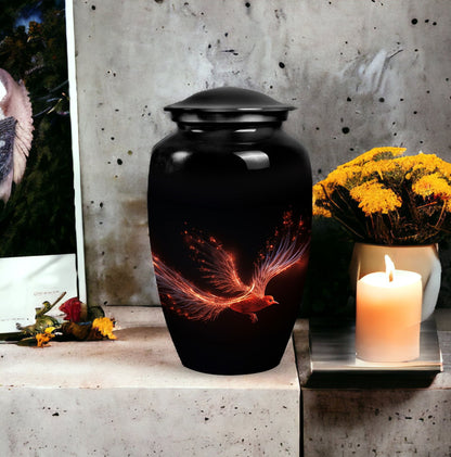 Red Sparrow Classic Urn, a unique Large Urn for human ashes.