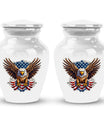 Large Classic Eagle with American Flag Memorial Urn.