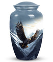flying eagle urn made of aluminum for storing adults' ashes