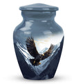 flying eagle urn made of aluminum for storing adults' ashes