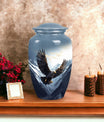 flying eagle urn made of aluminum for storing adults' ashes