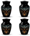 Classic Eagle Guarding Urn, Custom Large Cremation Urn.