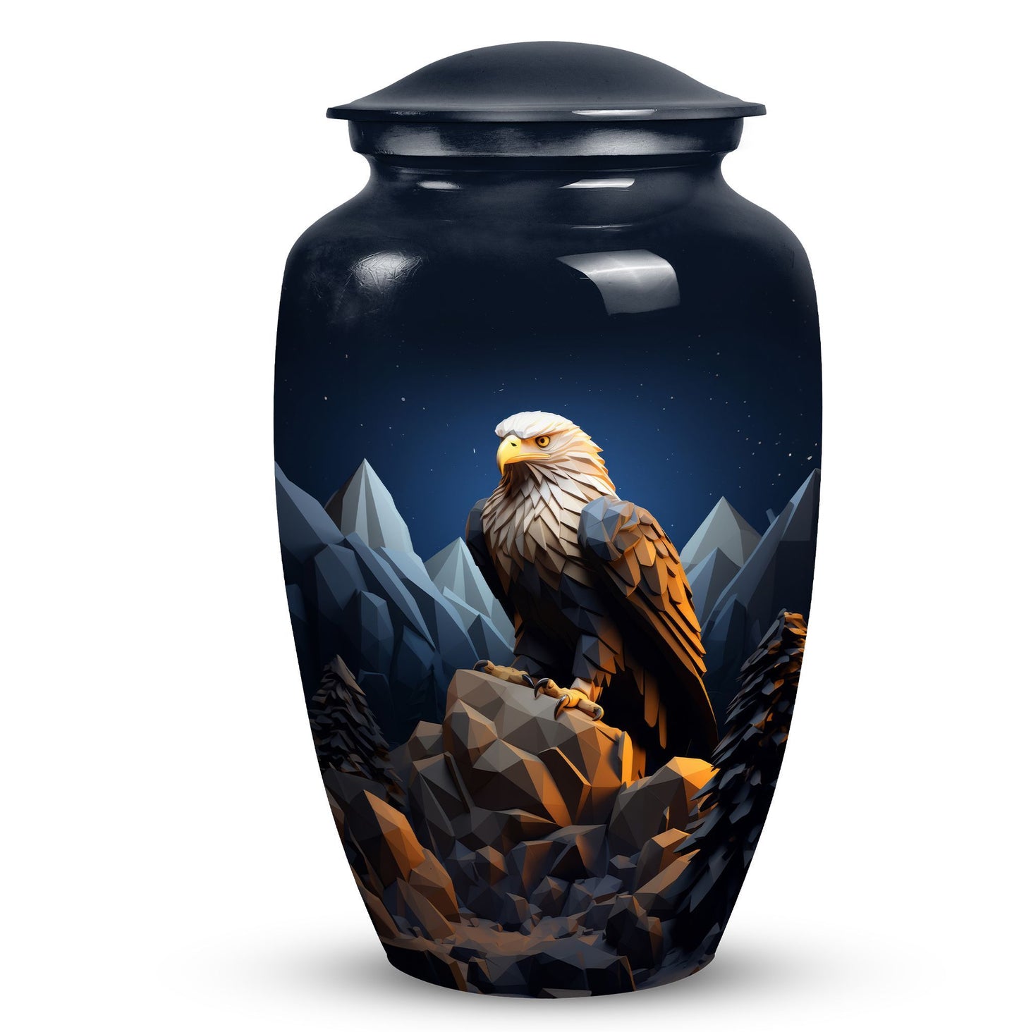Classic 3-inch Eagle Memorial Urn for ashes