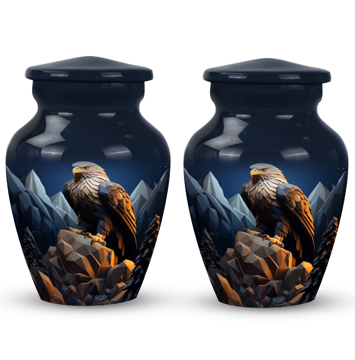 Classic 3-inch Eagle Memorial Urn for ashes