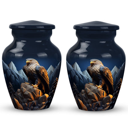Classic 3-inch Eagle Memorial Urn for ashes
