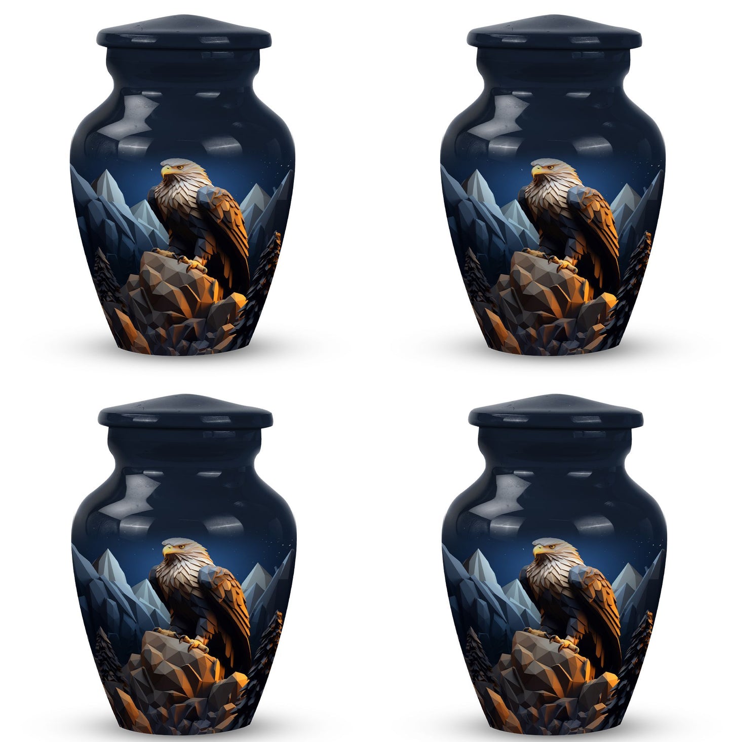 Classic 3-inch Eagle Memorial Urn for ashes