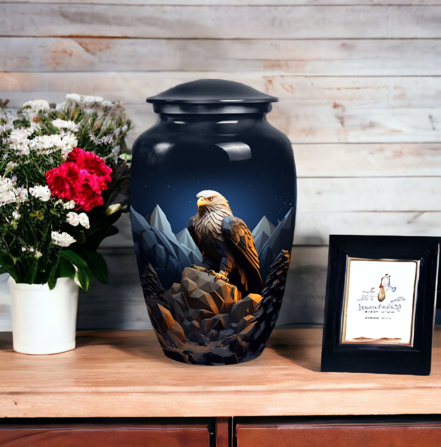 Classic 3-inch Eagle Memorial Urn for ashes