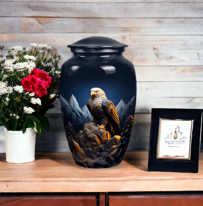 Classic 3-inch Eagle Memorial Urn for ashes