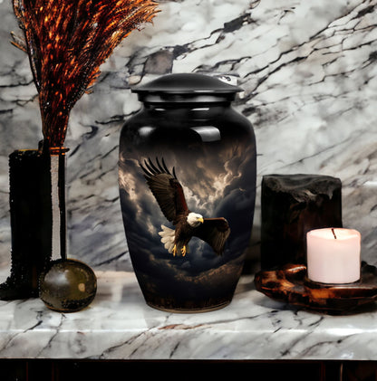Decorative Classic Urn, Large Eagle Urn for Human Ashes.