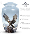 Elegant Eagle cremation urn.