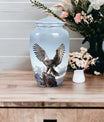 Elegant Eagle cremation urn.