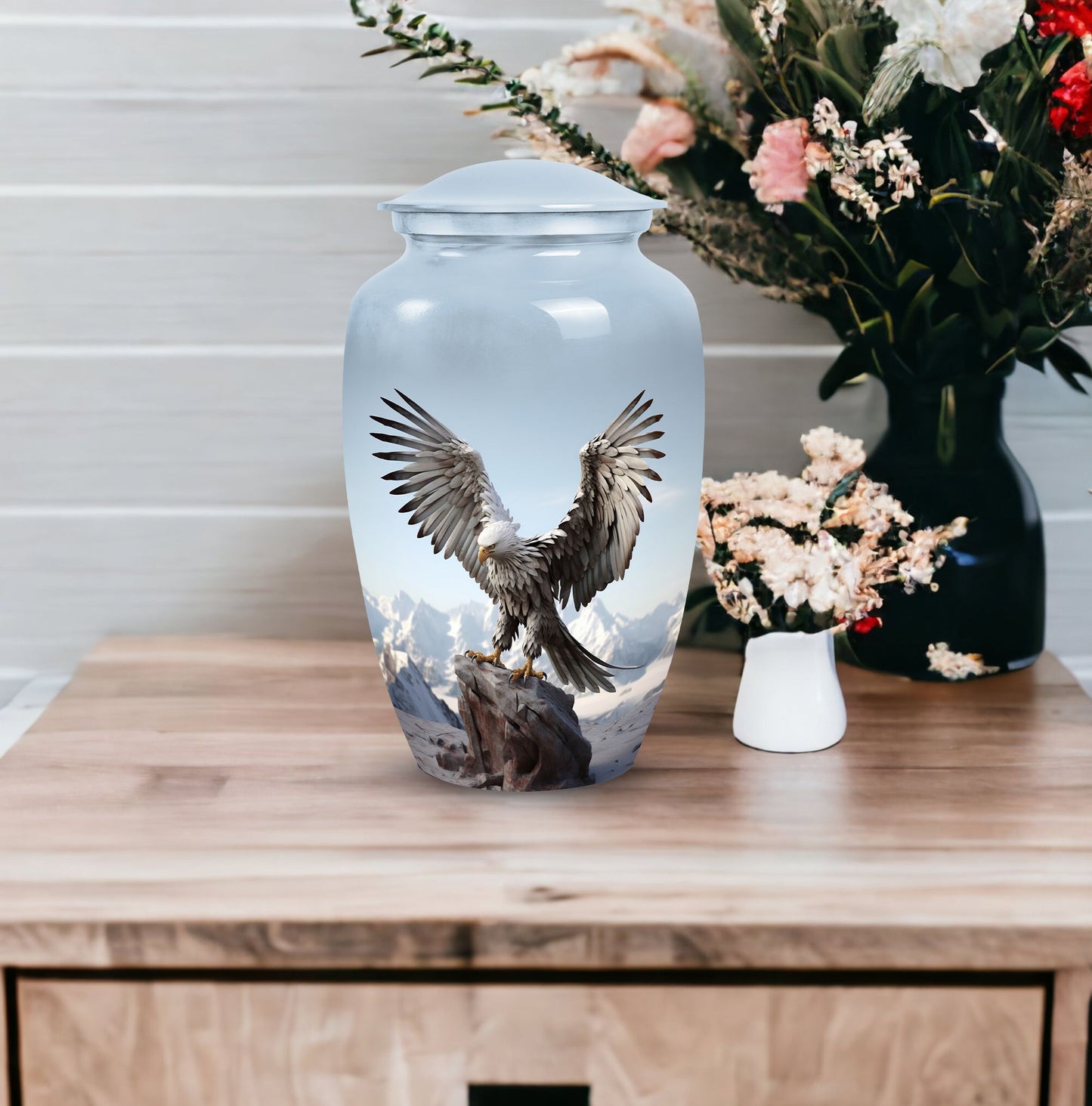 Elegant Eagle cremation urn.
