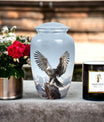 Elegant Eagle cremation urn.