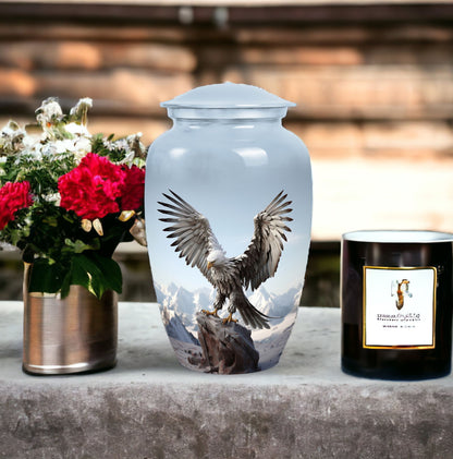 Elegant Eagle cremation urn.