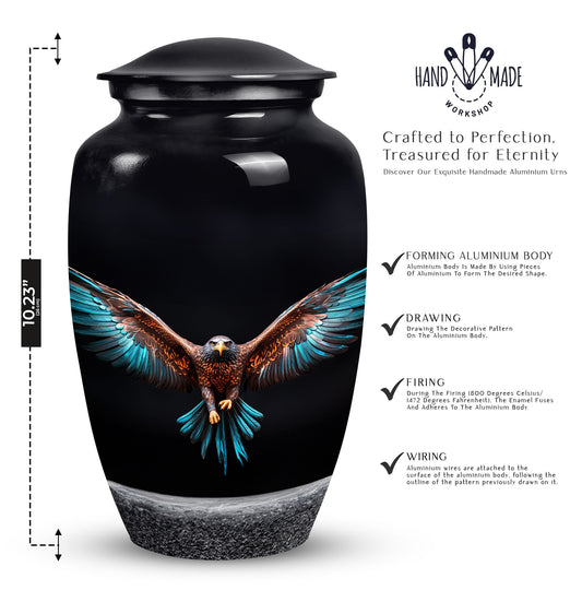 Eagle Spreading Wings Cremation Urn.