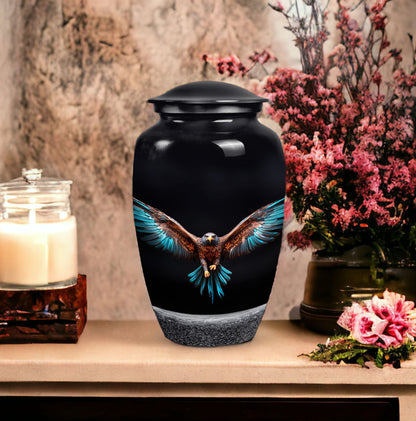 Eagle Spreading Wings Cremation Urn.