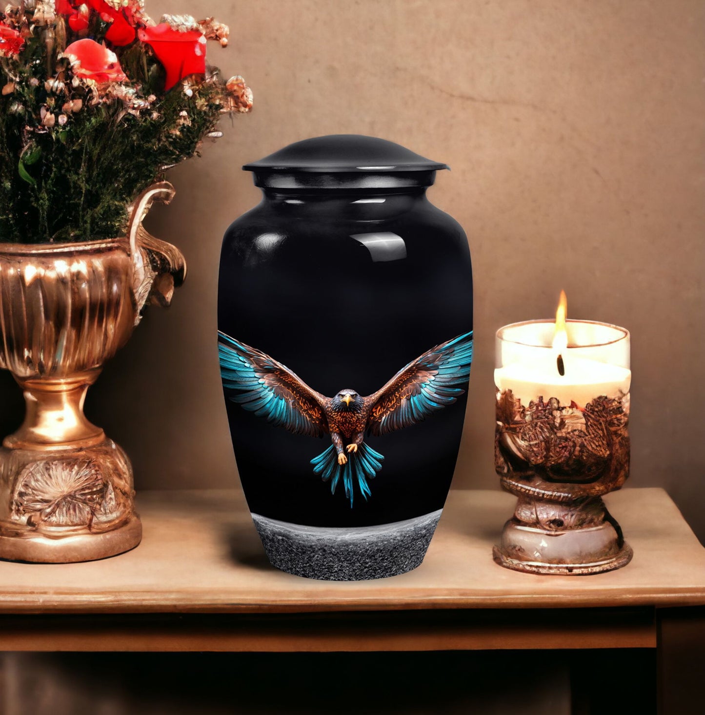 Eagle Spreading Wings Cremation Urn.