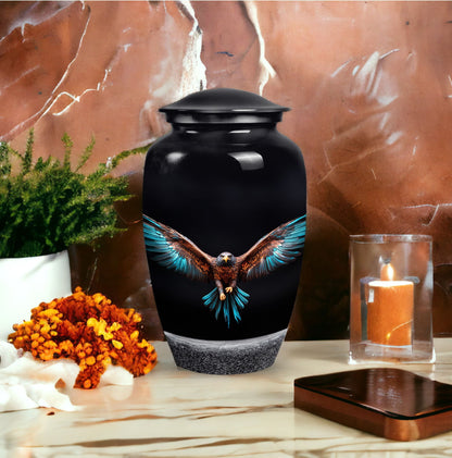 Eagle Spreading Wings Cremation Urn.