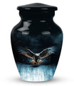 Large classic eagle urn for human ashes.