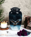 Large classic eagle urn for human ashes.