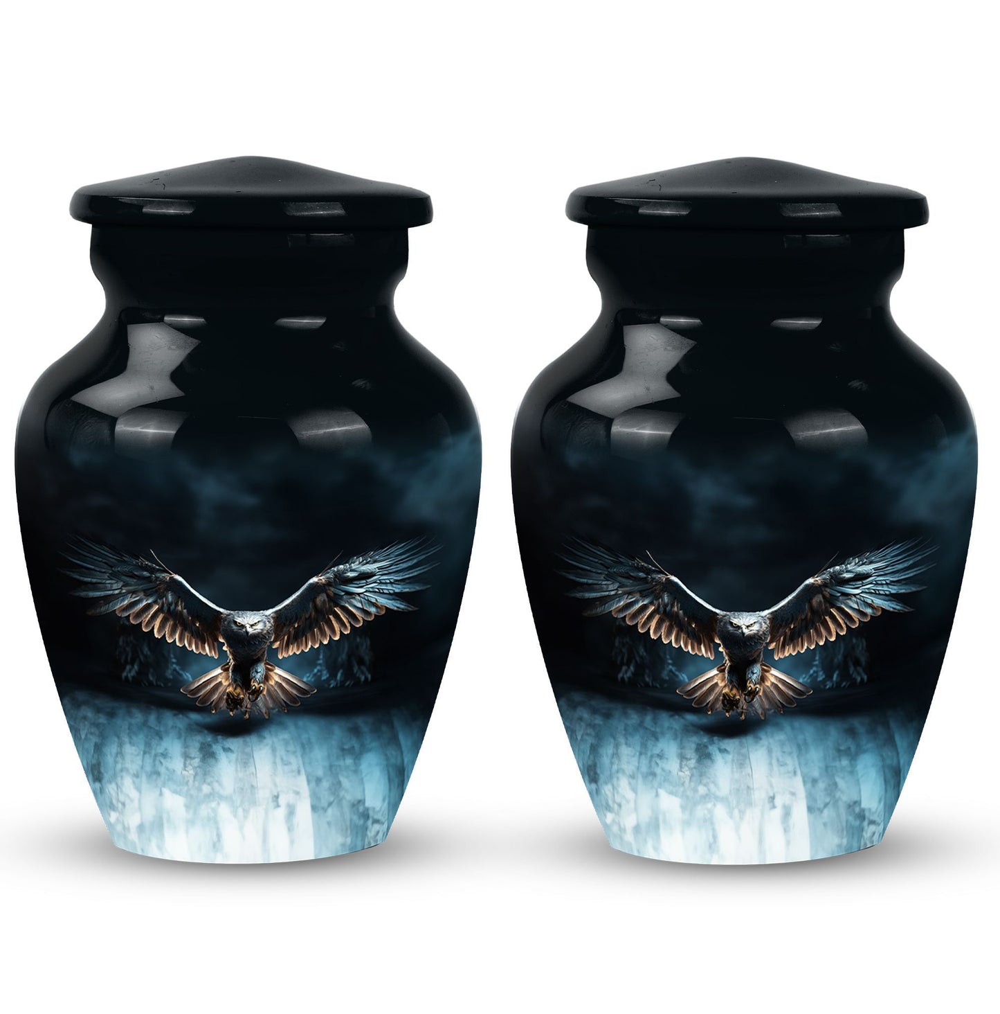 Large classic eagle urn for human ashes.
