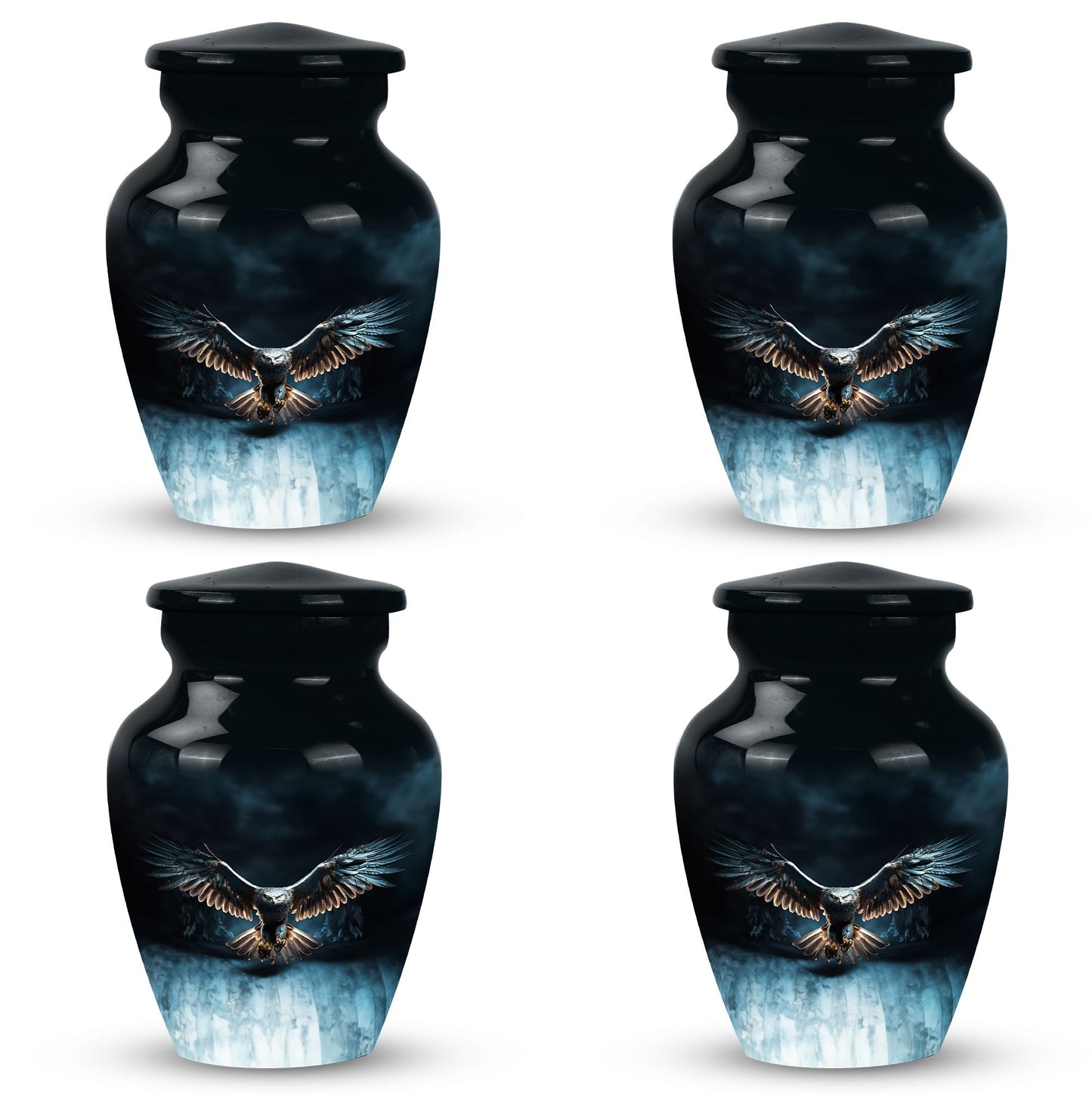 Large classic eagle urn for human ashes.