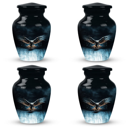 Large classic eagle urn for human ashes.