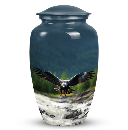 Eagle urn for ashes, classic design Urn.