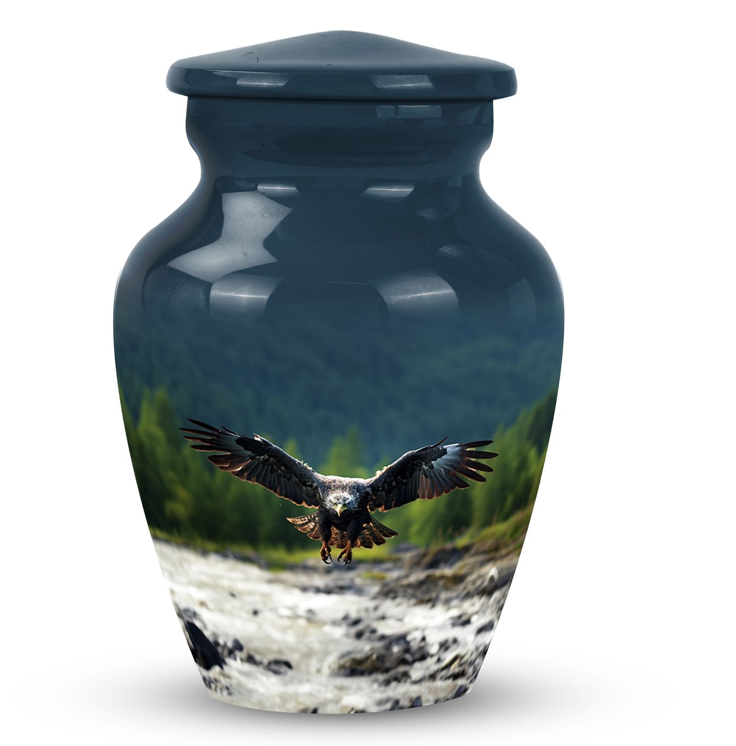 Eagle urn for ashes, classic design Urn.