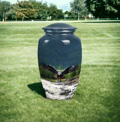 Eagle urn for ashes, classic design Urn.