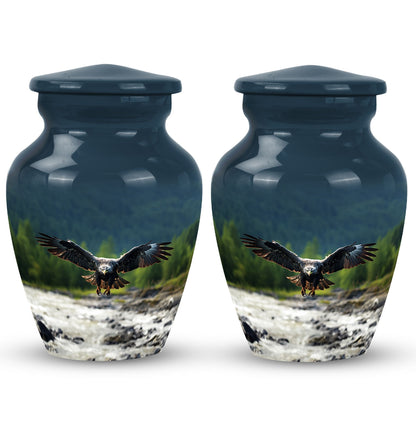 Eagle urn for ashes, classic design Urn.