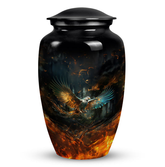 Eagle Memorial urn, 3-inch Classic design.