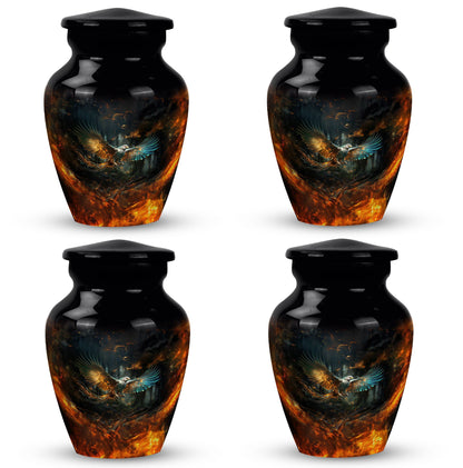 Eagle Memorial urn, 3-inch Classic design.