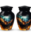 Classic 3 inch Eagle Urn for Human Ashes.