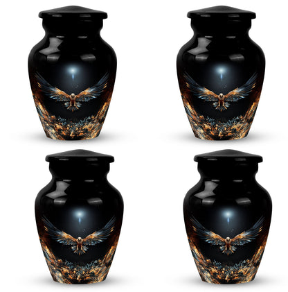 Large Classic Aluminum Eagle Urn for ashes.