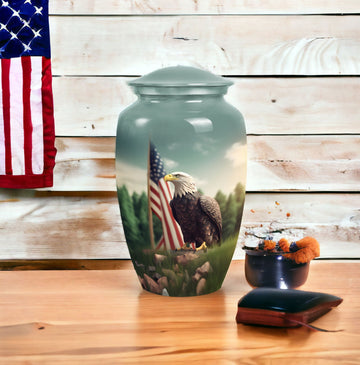 10 inch large Urn with 4 Keepsake 3 Inch Urns