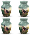 Large eagle cremation urn, personalised aluminium urn.
